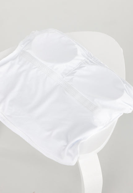 NEW290426 Witte Bandeau Top met Pads