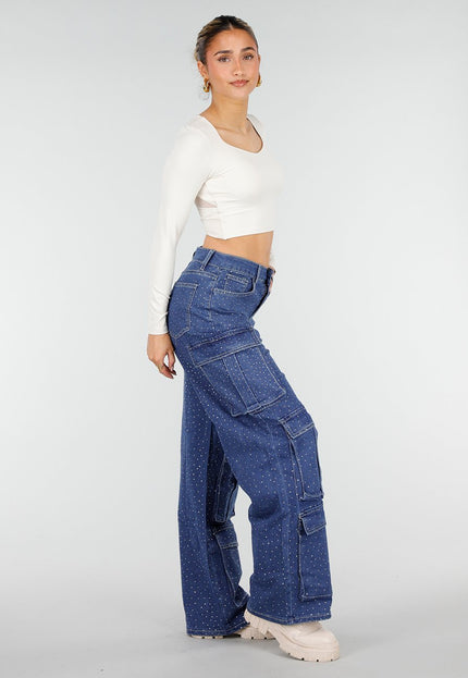 NEW010426 Beige Crop Top met Mesh Rug  en Pads