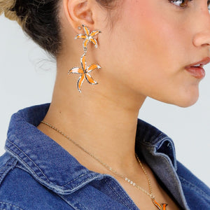ORANJE-F Gouden Zeester Sieraden Set