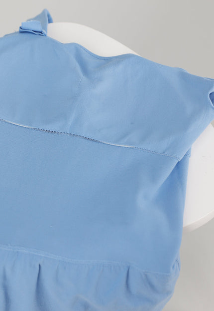 NEW010726 Lichtblauwe Jurk met Broekje en Pads