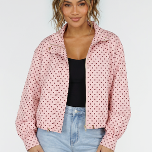 NEW010726 Roze Polkadot Jasje