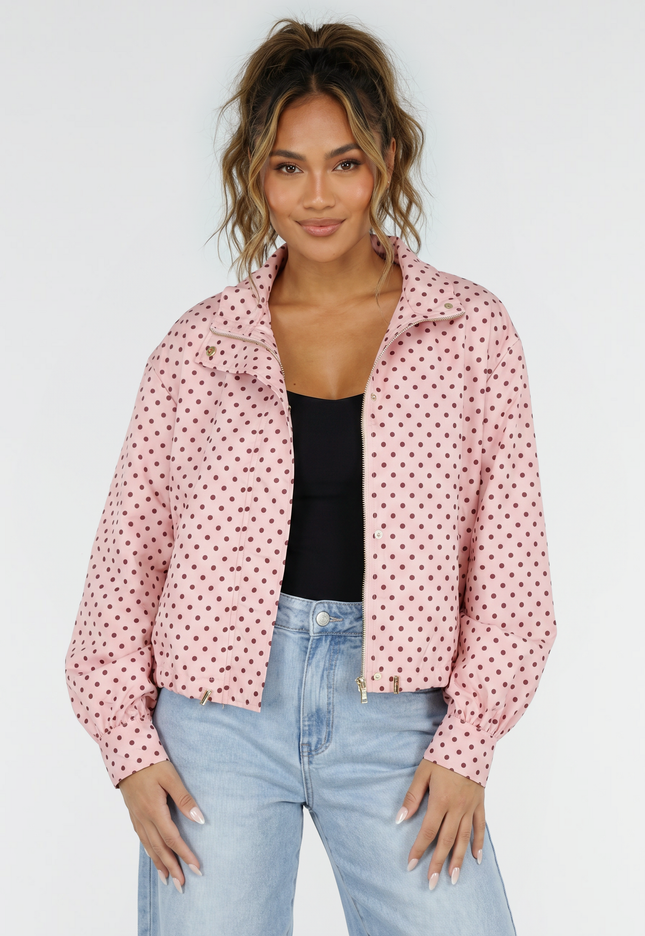 NEW010726 Roze Polkadot Jasje