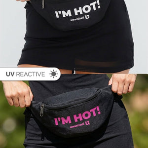 NEW010726 Zwarte UV Reactieve Heuptas