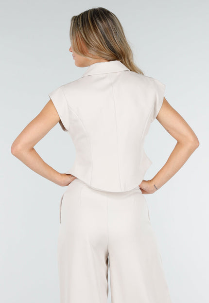 NEW011025 Beige Two Piece Set