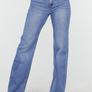 Redial Jeans Blauwe Straight Leg Stretch Jeans Tall