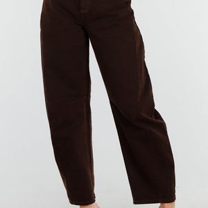 OP=OP.46.NL Bruine Loose Fit Barrel Jeans