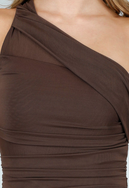 NEW011025 Bruine One Shoulder Stretch Body