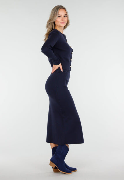 NEW011025 Donkerblauwe Cowboylaarzen