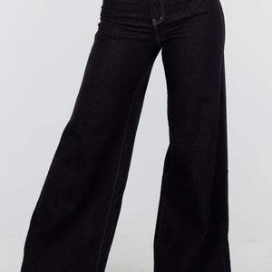 Redial Jeans Donkerblauwe Stretch Flared Jeans