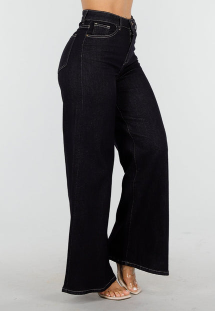 Redial Jeans Donkerblauwe Stretch Flared Jeans