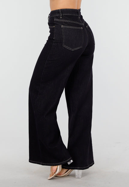 Redial Jeans Donkerblauwe Stretch Flared Jeans