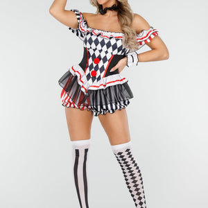 NEW011025 Harlekijn Kostuum