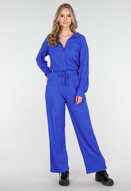 NEW011025 Kobaltblauwe Two Piece Set