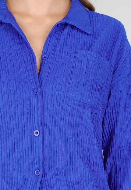 NEW011025 Kobaltblauwe Two Piece Set