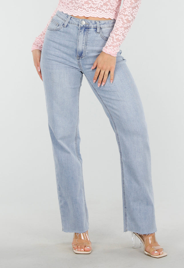 Redial Jeans Lichtblauwe Straight Leg Jeans