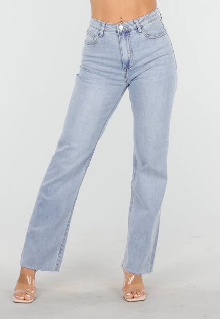 Redial Jeans Lichtblauwe Straight Leg Jeans