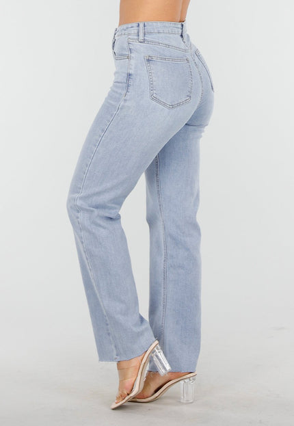 Redial Jeans Lichtblauwe Straight Leg Jeans