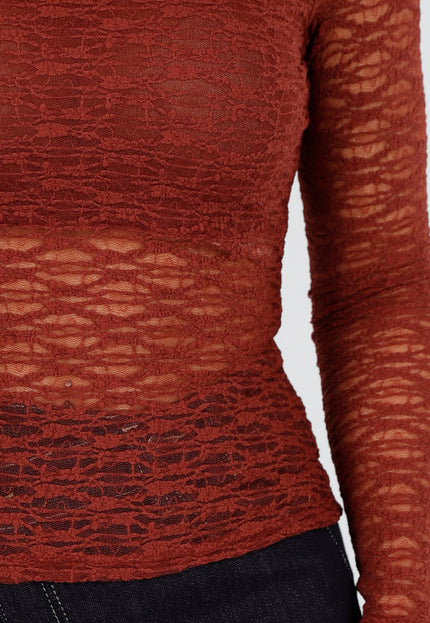 OP=OP.03.NL Roestbruine Kant Top