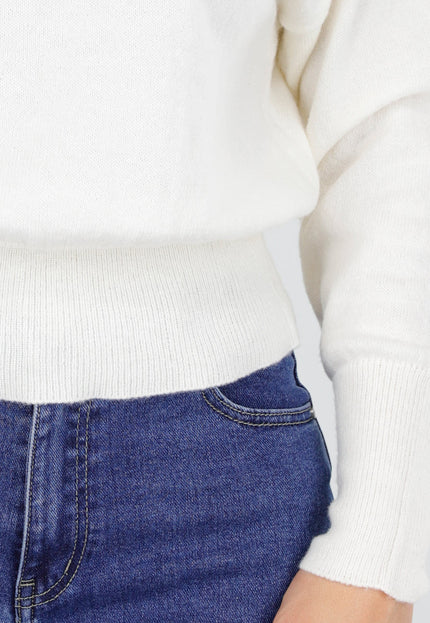 NEW011025 Witte One Shoulder Trui