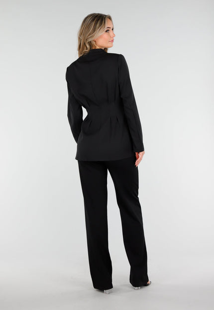 NEW011025 Zwarte Getailleerde Blazer