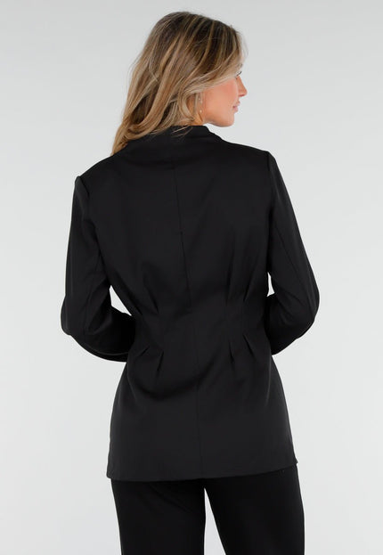 NEW011025 Zwarte Getailleerde Blazer