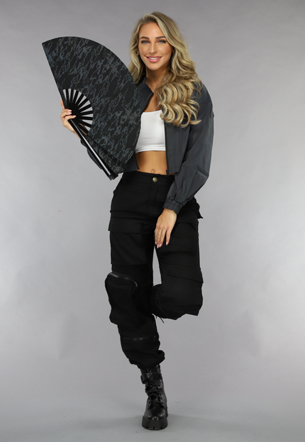 NEW0111 Cropped Reflecterende Bomberjas