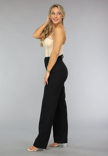 NEW0111 Glitter Korset Look Bustier in Beige