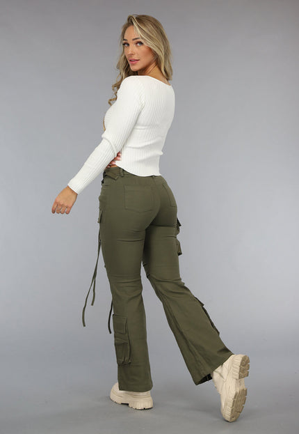 NEW0111 Longsleeve Rib Top in Gebroken Wit