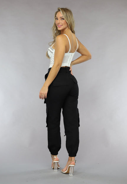 OP=OP.06.NL Witte Voorgevormde Glitter Top