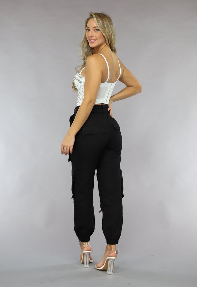 OP=OP.06.NL Witte Voorgevormde Glitter Top