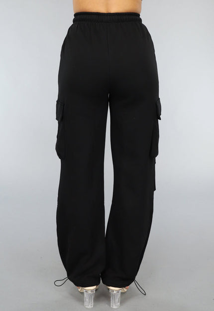 NEW0111 Zwarte Cargo Jogger met Zakken
