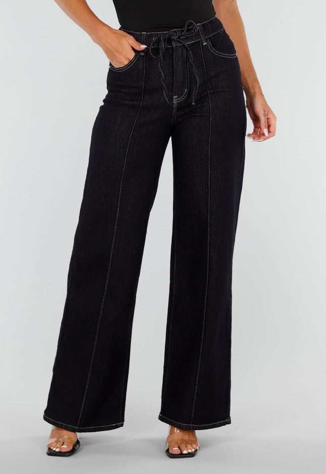 NEW020926 Donkerblauwe Stretch Jeans Straight