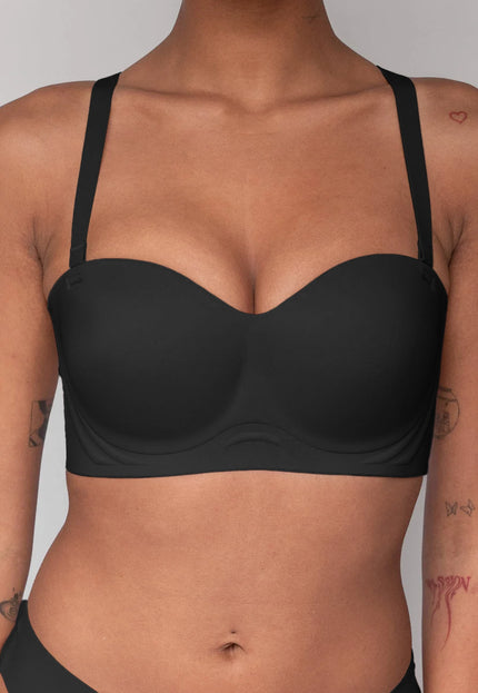 NEW0307 De Perfecte Strapless BH in Zwart