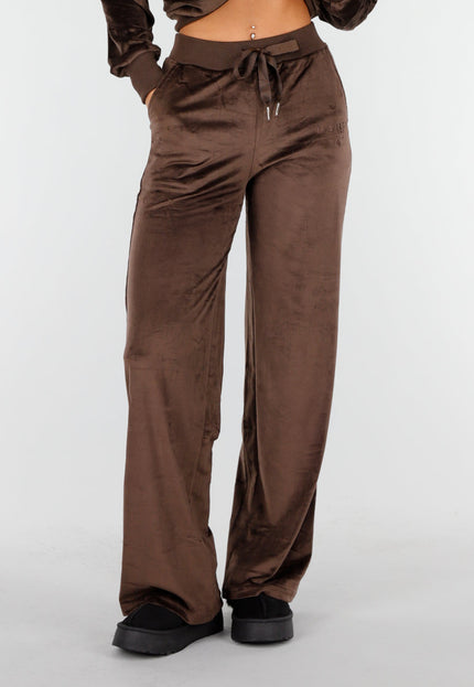 OP=OP.48.NL Velours Stretch Huispak in Bruin