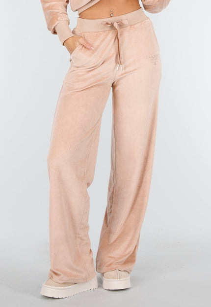 OP=OP.48.NL Roze Velours Stretch Joggingpak