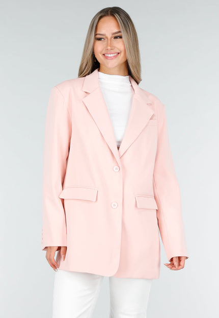 NEW030925 Lichtroze Oversized Blazer