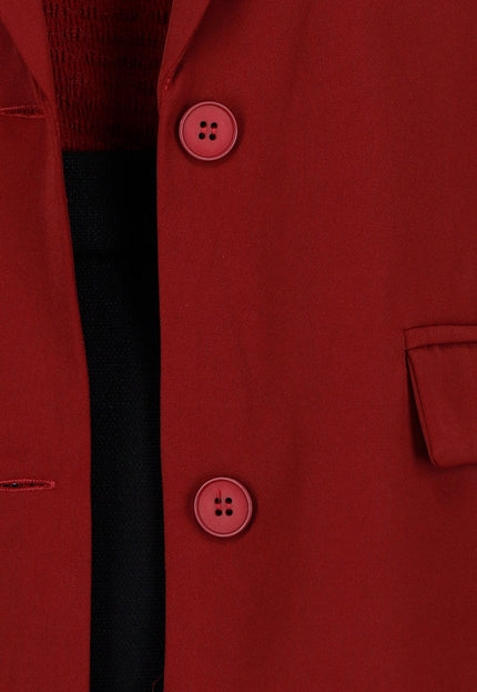 NEW030925 Bordeauxrode Oversized Blazer