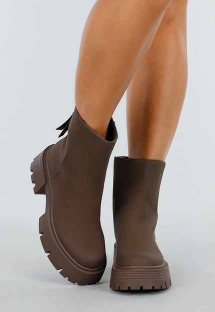 OP=OP.41.NL Bruine Enkelhoge Laarzen
