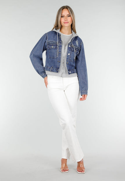 OP=OP.AV.09 Denim Jas met Capuchon