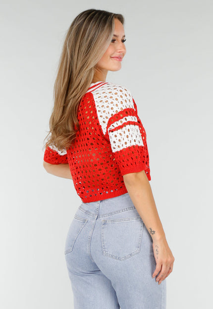 OP=OP.AV.09 Gehaakte Jersey Crop Top
