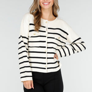 OP=OP.AV.10 Gestreept Stretch Vest