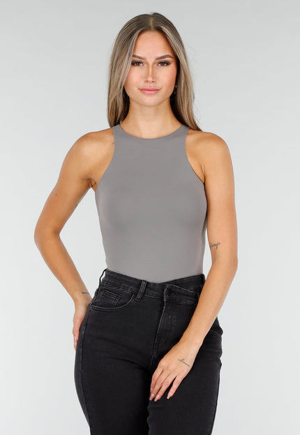 NEW030925 Grijze Stretch Bodysuit