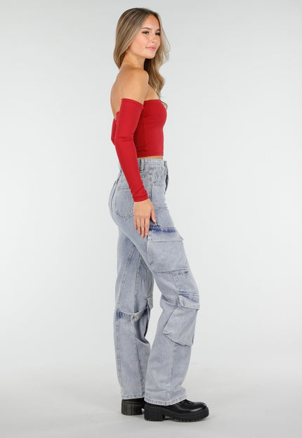 NEW030925 Rode Off Shoulder Top