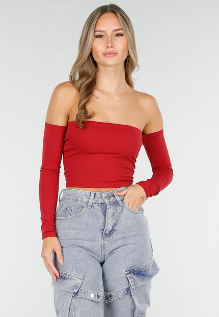 NEW030925 Rode Off Shoulder Top
