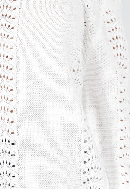 NEW030925 Witte Off Shoulder Stretch Trui