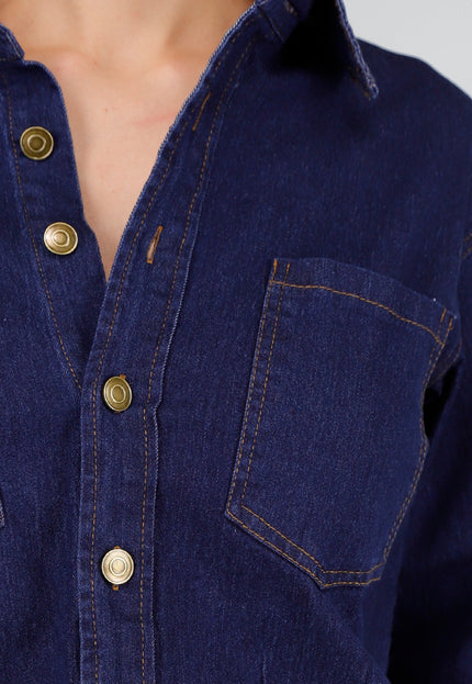 OP=OP.09.NL Denim Jumpsuit in Blauw