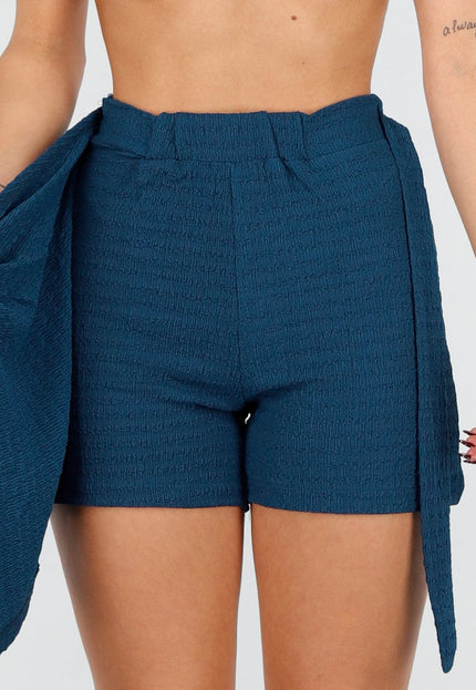 NEW031225 Petrol Wrap Skort