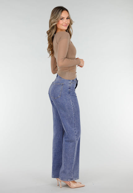 NEW040226 Bruine Mesh Sporttop met Pads