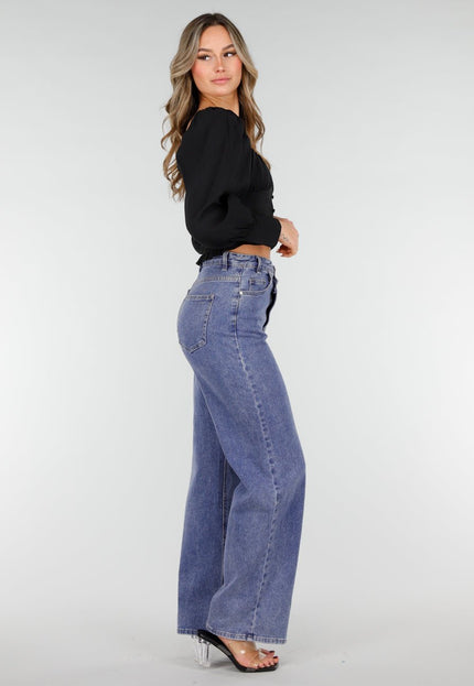 NEW040226 Zwarte Blouse met Lange Mouwen