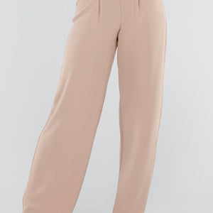 NEW040326 Beige Linnenlook Tall Pantalon
